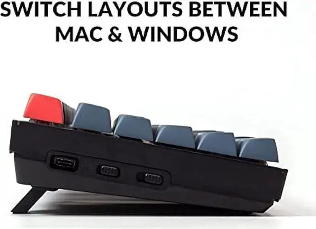 Alt view image 6 of 7 - Keychron K10 Pro QMK/VIA Custom Wireless Mechanical Keyboard, Hot-Swappable Full Size 108 Keys Programmable White LED Backlit Brown Switch, Bluetooth/USB-C Wired Gaming Keyboard for Mac Windows Linux