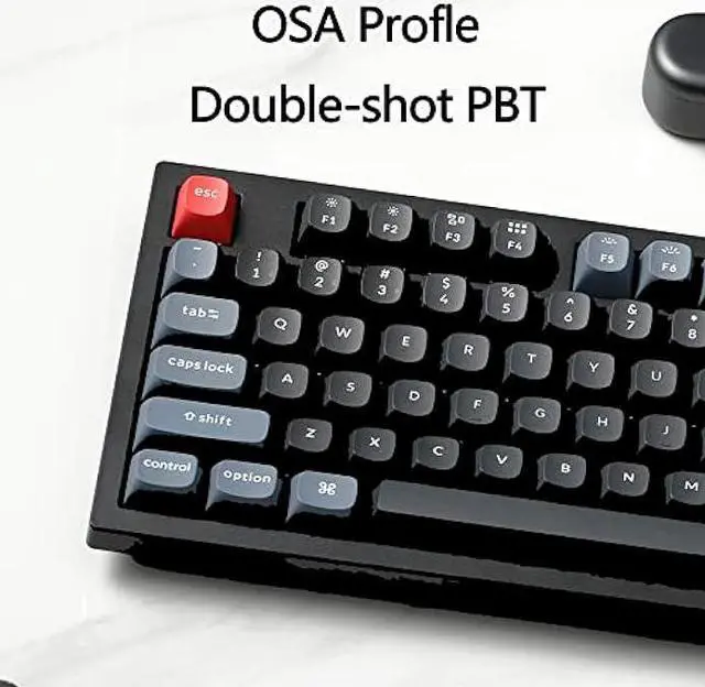 Alt view image 7 of 7 - Keychron K10 Pro QMK/VIA Custom Wireless Mechanical Keyboard, Hot-Swappable Full Size 108 Keys Programmable White LED Backlit Brown Switch, Bluetooth/USB-C Wired Gaming Keyboard for Mac Windows Linux