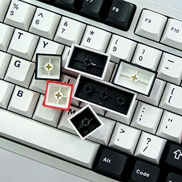 Alt view image 7 of 7 - WOB Keycaps 125 Keys Cherry Profile Doubleshot Keycap for filco Cherry Ducky Mechanical Gaming Keyboard