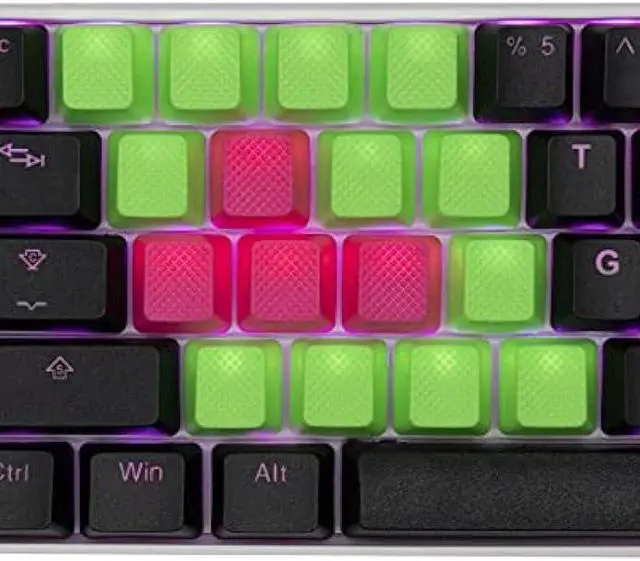 Alt view image 2 of 5 - TAI-HAO Blank Rubber Gaming Keycaps : Blank No.3 Compatible with All MX Types Keyboards