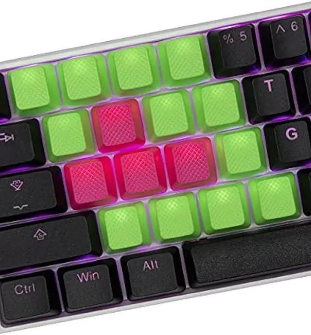 Alt view image 5 of 5 - TAI-HAO Blank Rubber Gaming Keycaps : Blank No.3 Compatible with All MX Types Keyboards