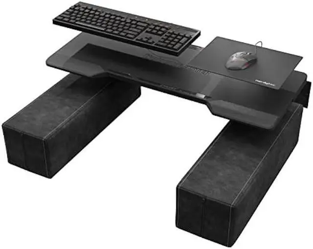 Alt view image 3 of 6 - Couchmaster CYCON² Fusion Grey - Couch Gaming Desk for Mouse & Keyboard (for PC, PS4/5, Xbox One/Series X), Ergonomic lapdesk for Couch & Bed