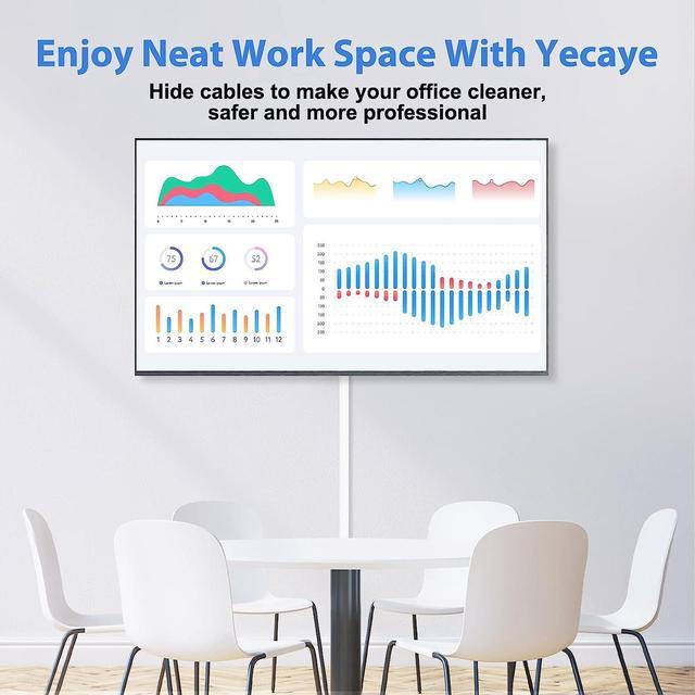 Yecaye Products, LLC Wall Cord Hider for 1 Mini Cord - Yecaye 125