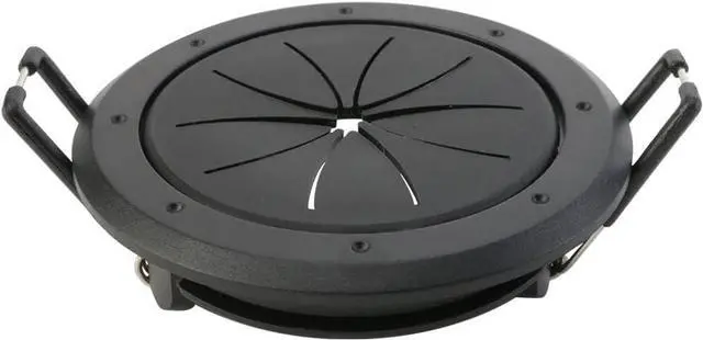 Alt view image 7 of 7 - Construct Pro Speedy Spring-Lock Cable Pass Through Port | 2 inch Diameter | Black CON6061SPZ