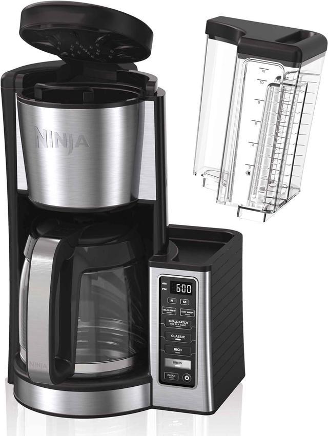  Ninja CE251 12-Cup Programmable Coffee Brewer with Permanent  Filter, 2 Brew Styles Classic & Rich, Adjustable Warming Plate, 60 oz.  Removable Water Reservoir, 24-hr Delay Brew &, Black/Stainless Steel: Home 