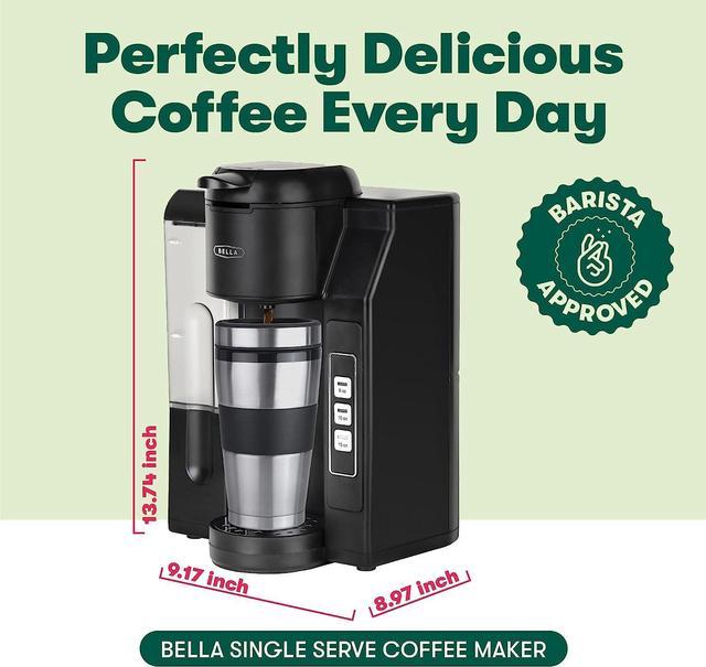 Bella Dual Brew Single Serve Personal Coffee Maker 