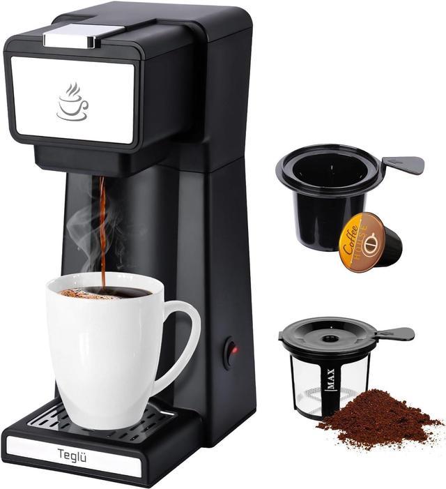 Single Serve Coffee Maker for K Cup & Ground Coffee, 6 to 14 OZ