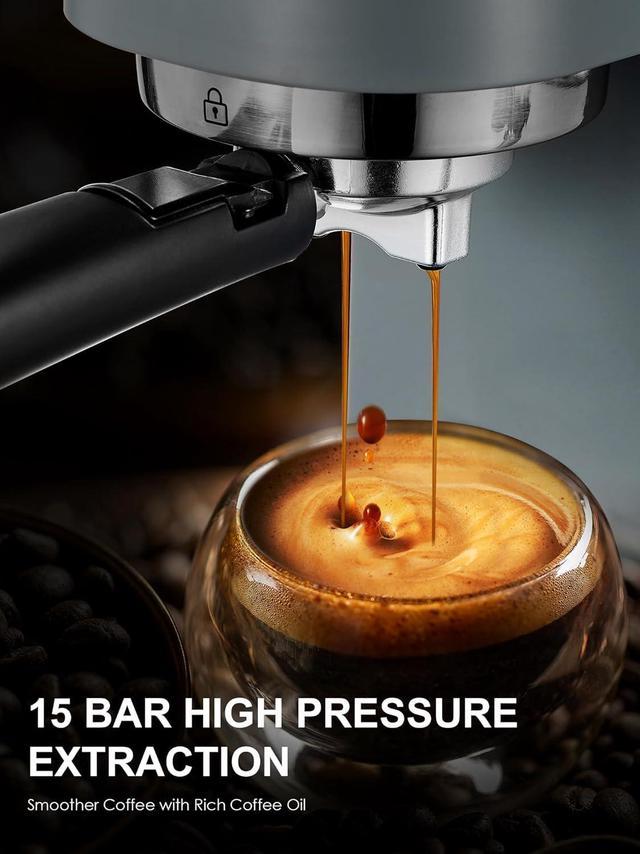 Espresso Machine 15 Bar Coffee Machine With Foaming Milk Frother