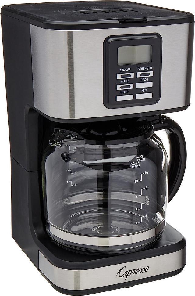 Capresso 10-Cup Programmable Coffeemaker with Stainless-Steel