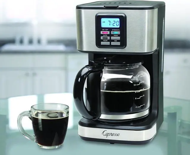 Alt view image 3 of 7 - Capresso 427.05 Coffee Maker, Stainless Steel