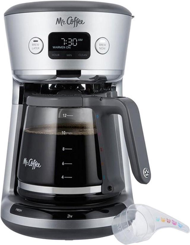 Mr. Coffee Programmable Single Serve and 10 Cup Coffee Maker in Black
