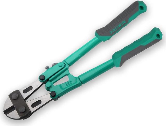 Prowin 14in Bolt Cutter Heavy Duty Cast Mental Handles Hardended Jiaws High  Leverage Cutters with Opening Lock and Spring 