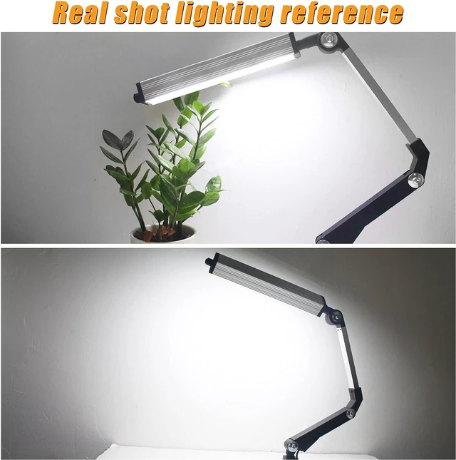 Alt view image 6 of 7 - 16W 120V LED Machine Work Light, Waterproof Aluminum Long Arm for CNC Lathe & Drill