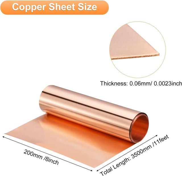  LVLOZ Metal Oxide Blanks, Pure Copper Plates, Sheets, Copper  Sheet,Sheeting Bead Roller Sheet Metal (Size(mm) : 200 * 200, Thickness(mm)  : 1.5) : Industrial & Scientific