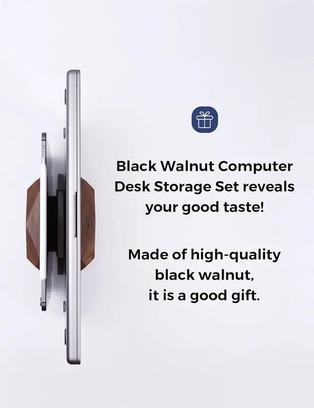Alt view image 7 of 7 - Dual Laptop Holder Vertical Laptop Stand, 2 Slots MacBook Stand Wood,Wooden Laptop Stand,Vertical Laptop Holder for Desk, Widen Dock Fits All MacBook/Surface pro