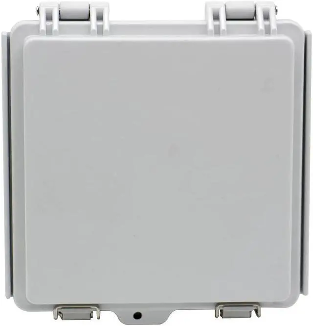 Alt view image 7 of 7 - ABS Electric Junction Box, IP67 Weatherproof Electrical Boxes, Hinged Clear Cover Outdoor Waterproof Plastic Enclosure Box with Lock, Small Dustproof Case 5.9×5.9×3.5 inch(150×150×90mm)