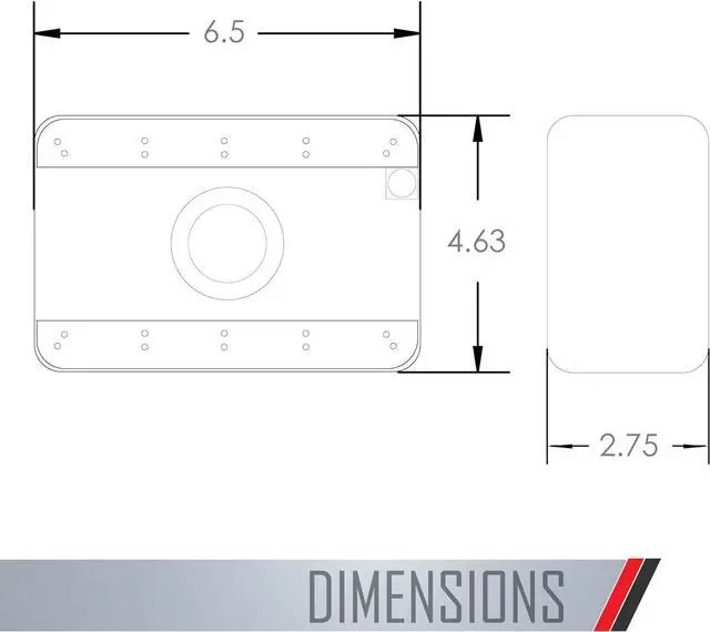 Alt view image 3 of 7 - TayMac TB7100S Electrical Box 3-Gang Die Cast, Aluminum 1-Inch Thread, Gray
