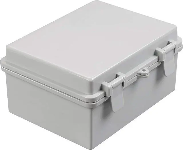 Main image of CrocSee ABS Plastic Dustproof Waterproof IP65 Junction Box Universal Durable Electrical Project Enclosure with Lock (8.6"x6.7"x4.3")