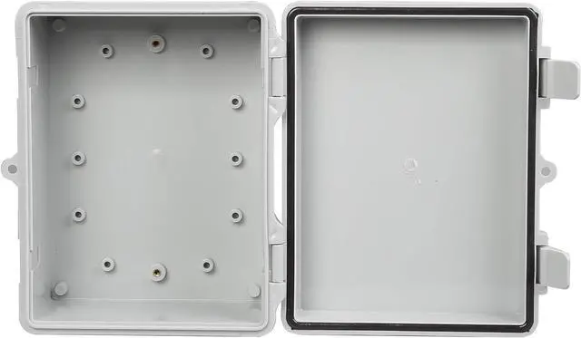 Alt view image 2 of 7 - CrocSee ABS Plastic Dustproof Waterproof IP65 Junction Box Universal Durable Electrical Project Enclosure with Lock (8.6"x6.7"x4.3")