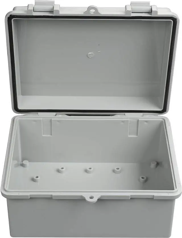 Alt view image 3 of 7 - CrocSee ABS Plastic Dustproof Waterproof IP65 Junction Box Universal Durable Electrical Project Enclosure with Lock (8.6"x6.7"x4.3")