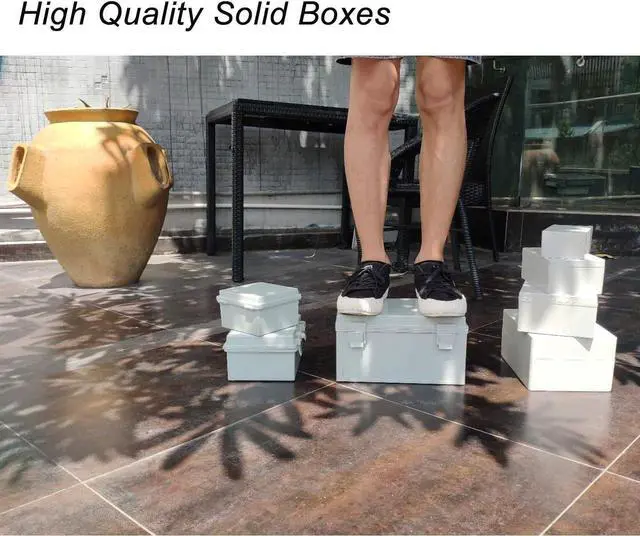 Alt view image 5 of 7 - CrocSee ABS Plastic Dustproof Waterproof IP65 Junction Box Universal Durable Electrical Project Enclosure with Lock (8.6"x6.7"x4.3")