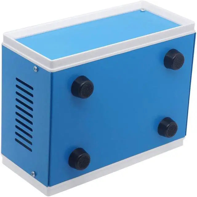 Alt view image 5 of 7 - Zulkit Electronic Enclosures Blue Metal Enclosure Project Case DIY Box Junction Case Enclosure Preventive Case 6.7 x 4.3 x 3.1 inch(170 x130x80mm)