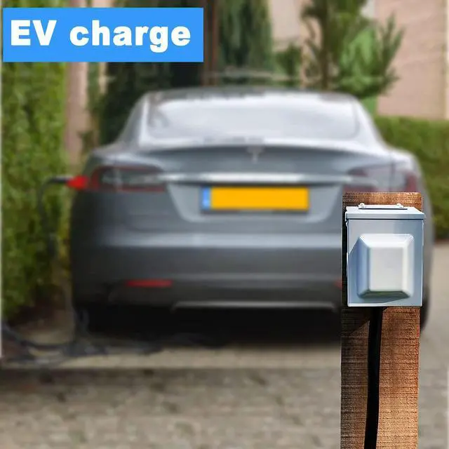 Alt view image 6 of 7 - 50 Amp 6-50R Outlet Box 250 Volt, Enclosed Lockable Weatherproof Outdoor Electrical NEMA 6-50R Receptacle Panel Heavy Duty Box Pre-Drilled, For Welder EV RV Electric Car Generator, ETL Listed