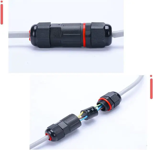 Alt view image 4 of 7 - COMOPEZ Electrical Junction Box IP68 Waterproof 3 Way Cable Connector Wire Range 3-10MM, 6-11MM, External Coupler for 0.5-2.5MM Electric Power Cord Boxes for Indoor Underground (5PCS)