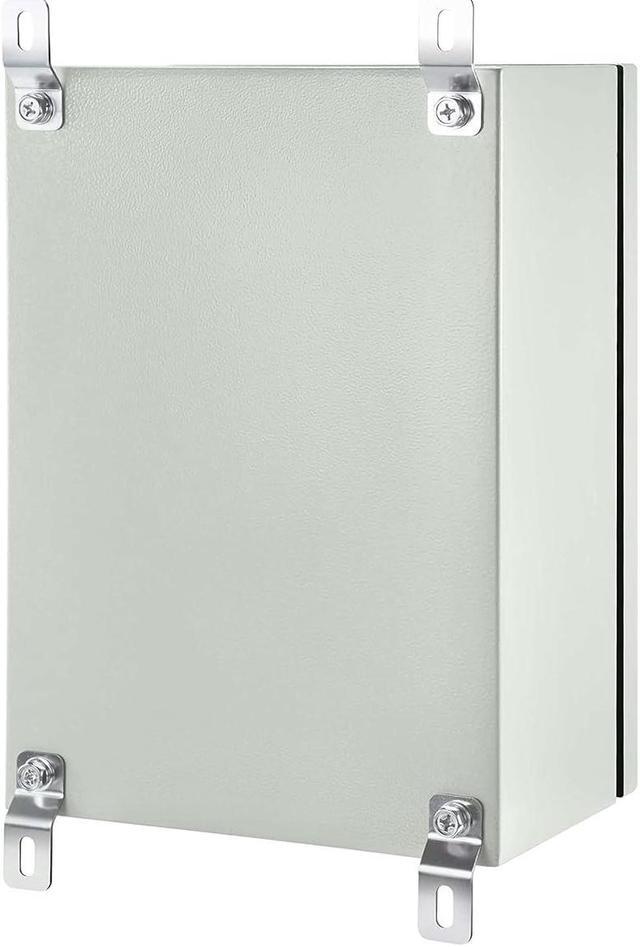Alt view image 5 of 6 - Metal Enclosure, IP65 Waterproof Electrical Box for Indoor and Outdoor Projects, Includes Mounting Plate and Wall Bracket 350×250×150mm (14"×10"×6")