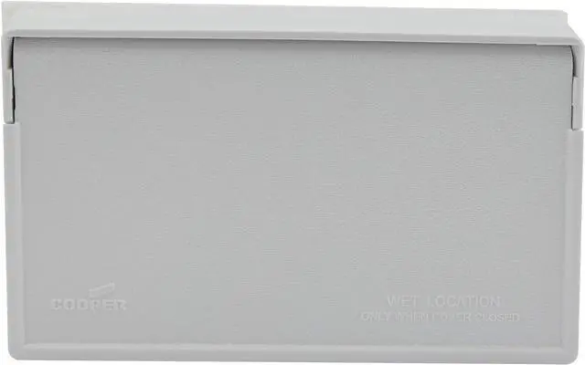 Alt view image 5 of 7 - RV Exterior Power Outlet Cover Plate | For GFI/GFCI Receptacles | Weatherproof Seal (White)