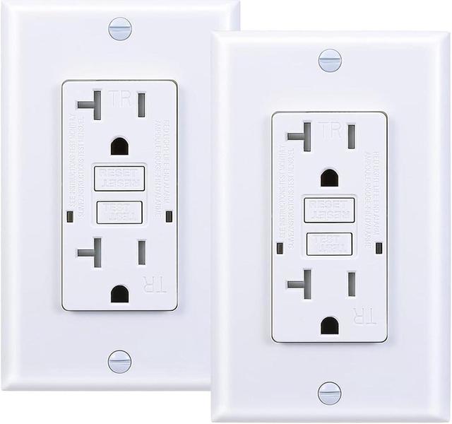 3GRACE 20 Amp GFCI Outlet Tamper Resistant GFI Receptacle with