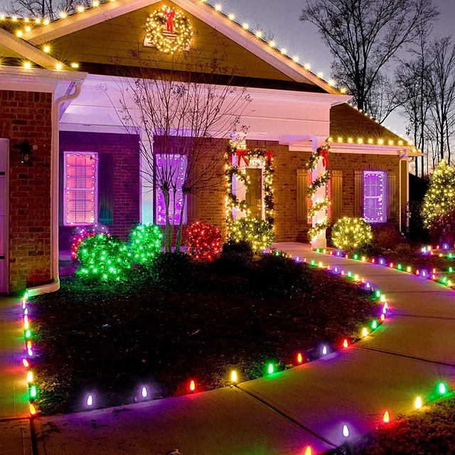 Alt view image 6 of 7 - DEWENWILS 50FT Outdoor Extension Cord, 16/3 SJTW Tri-Tap Power Cable, Weatherproof, Heavy Duty Extension Cord for Outdoor String Light and Landscaping Lights, ETL Listed, Green