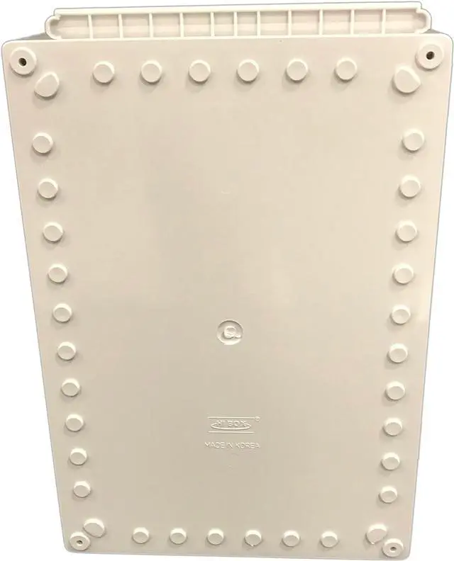 Alt view image 4 of 7 - BUD Industries NBF-32422 Plastic Outdoor NEMA Economy Box 13.78" L x 9.84" W x 5.91" H, Gray