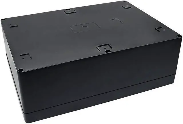 Alt view image 5 of 7 - LeMotech Project Box ABS Plastic IP65 Waterproof Dustproof Electrical Junction Box Outdoor Enclosure for Electronics Black 11.41" x 8.26" x 3.93" (290 x 210 x 100mm)