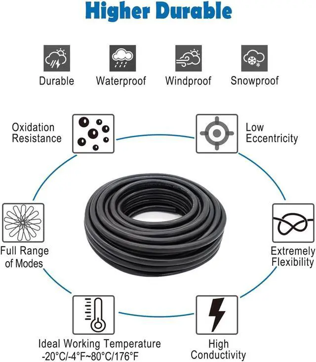 Alt view image 3 of 6 - 18 Gauge 2 Conductor Electrical Wire 32.8FT, 18 AWG Electrical Wire, Stranded PVC Cord Oxygen Free Copper Wires, Automotive Wire Led Wire for Strips Lamps Lighting