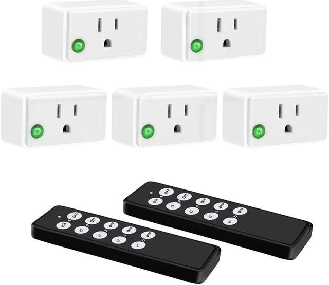 Wireless Remote Control Outlet Plug Light Switches Long Range with