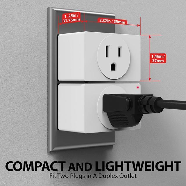 Wireless Remote Control Outlet, Fosmon Outdoor Electrical Outlet Switch Weatherproof Heavy Duty, 3-Prong Plug-In ETL Listed
