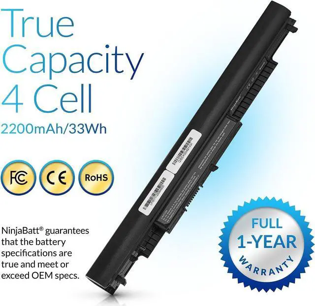Alt view image 4 of 7 - NinjaBatt 807957-001 HP Battery for HS04 HS03 807956-001 807611-421 HSTNN-LB6U Notebook 15-AY039WM TPN-I119 G4/G5 240 245 246 250 256 - High Performance