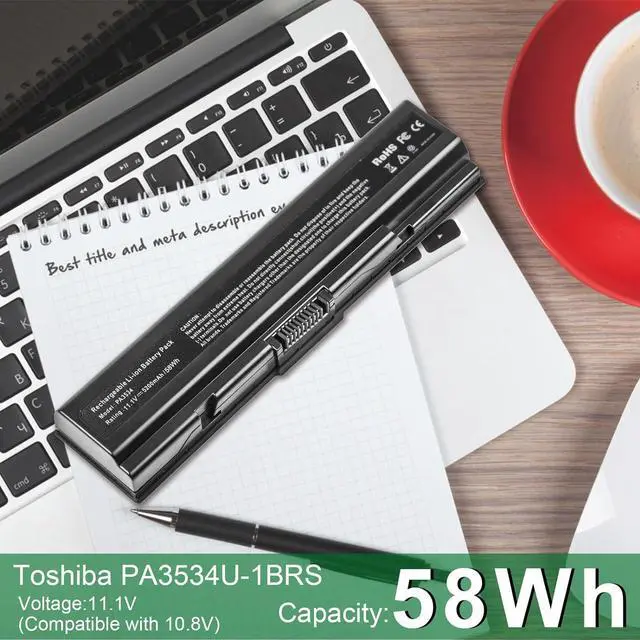 Alt view image 7 of 7 - Fancy Buying PA3534U-1BRS Laptop Battery for Toshiba PA3534U PA3535U-1BRS PABAS098 pa3533u-1brs pa3535u Toshiba Satellite Pro L300 Series, Satellite Pro L300D Series, Satellite Pro L350 Series