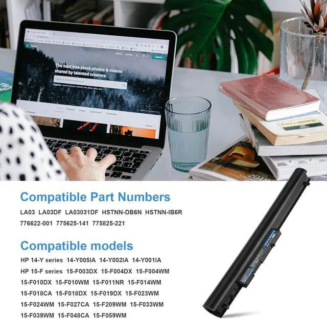 Alt view image 4 of 7 - Fancy Buying Laptop Battery for HP Spare 776622-001 775625-221 775625-141 LA03 LA03DF