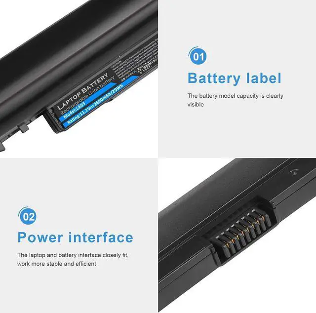 Alt view image 3 of 7 - Fancy Buying Laptop Battery for HP Spare 776622-001 775625-221 775625-141 LA03 LA03DF
