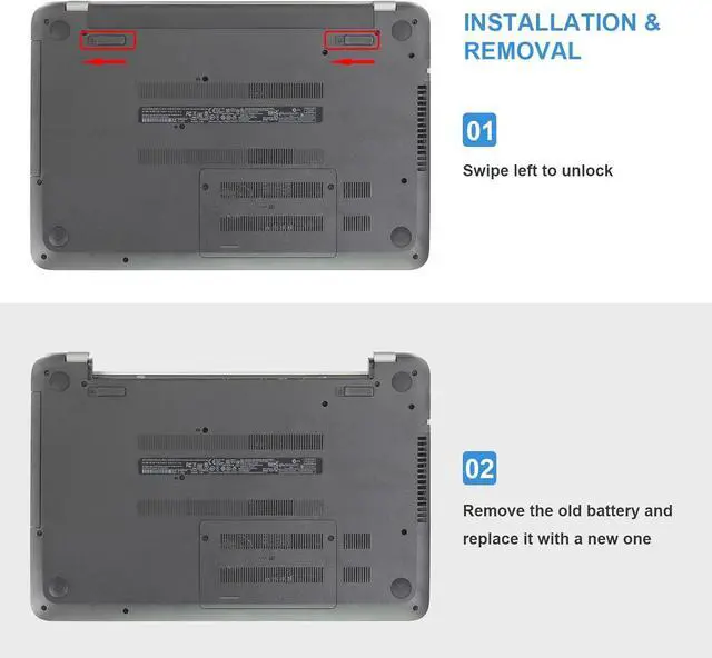 Alt view image 6 of 7 - Fancy Buying Laptop Battery for HP Spare 776622-001 775625-221 775625-141 LA03 LA03DF