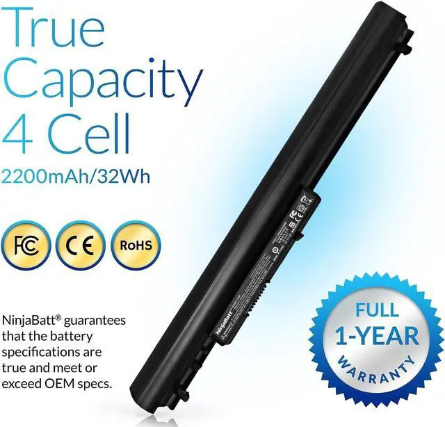 Alt view image 3 of 7 - NinjaBatt 776622-001 HP Laptop Battery for LA03DF LA04 15-F272WM 15-F233WM 15-F211WM 752237-001 728460-001 15-F162DX 15-F039WM 15-N210DX 15-F100DX 15-F010DX - High Performance