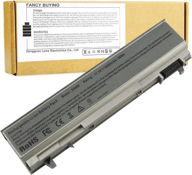 Main image of Fancy Buying New Laptop Notebook Battery for Dell Latitude E6400 E6410 E6500 E6510 MP490 4m529 pt434 ky265 312-0749 4N369 MP303