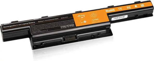 Alt view image 2 of 7 - 58Wh AS10D31 AS10D51 Laptop Battery for ACER Aspire 4253 4750 4551 4552 4738 4741 4771 5251 5253 5542 5551 5552 5560 5733 5741 5742 5750 7551 7552 7560 7741 7750 AS5741 - High Performance 5200mAh