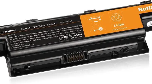 Alt view image 3 of 7 - 58Wh AS10D31 AS10D51 Laptop Battery for ACER Aspire 4253 4750 4551 4552 4738 4741 4771 5251 5253 5542 5551 5552 5560 5733 5741 5742 5750 7551 7552 7560 7741 7750 AS5741 - High Performance 5200mAh