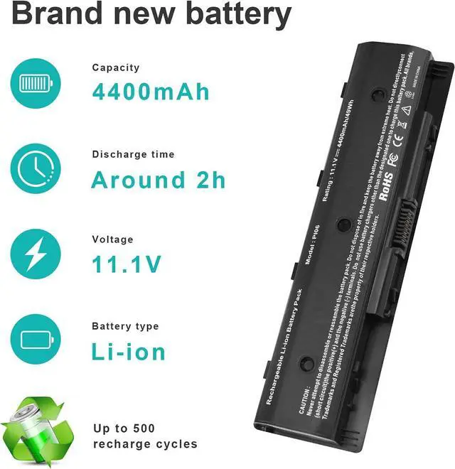 Alt view image 2 of 7 - Fancy Buying PI06 Laptop Battery for HP PI09 710416-001 710417-001, Envy 15 15T 17 Pavilion 14-E000 15-E000 15t-e000 15z-e000 17-E000 17-E100 17Z-E100