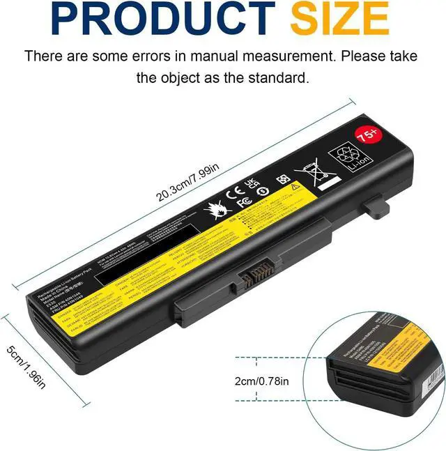 Alt view image 2 of 7 - Fancy Buying 75+ B590 E430 E530 E540 0A36311 Laptop Battery for ThinkPad E431 E435 E440 E445 E531 E535 E545 45N1048 45N1049 45N1043 45N1042