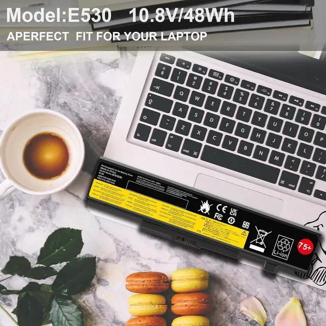 Alt view image 6 of 7 - Fancy Buying 75+ B590 E430 E530 E540 0A36311 Laptop Battery for ThinkPad E431 E435 E440 E445 E531 E535 E545 45N1048 45N1049 45N1043 45N1042