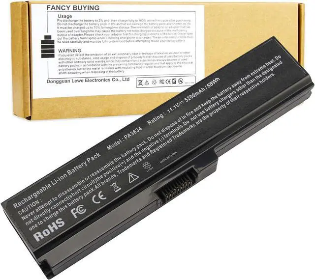 Main image of PA3634U-1BAS Laptop Battery for Toshiba Satellite A665 C655 L645 L645D L650 L650D L655 L655D L670 L675 M300 M301 M305 M505 U405, p/n PABAS228 PA3634U-1BRS PA3635U-1BAM PA3636U-1BRS PA3635U-1BRM